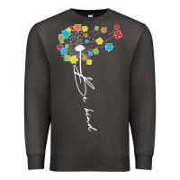 Smoke Dandelion Autism Puzzle Be Kind Premium Sweatshirt - CowhideDigitalArt