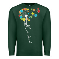 Sports Green Dandelion Autism Puzzle Be Kind Premium Sweatshirt - CowhideDigitalArt