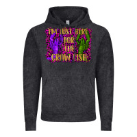 Vintage Black mardi gras i'm just here for the craw fish with lobster Vintage Hoodie - RanaPortraitStore
