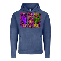 Vintage Denim mardi gras i'm just here for the craw fish with lobster Vintage Hoodie - RanaPortraitStore