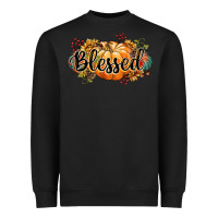 Black blessed Heavyweight Sweatshirt - CowGirlArtShop