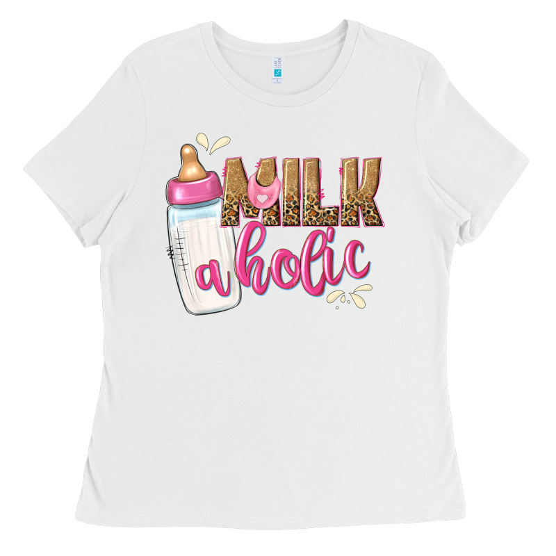 Milkaholic Girls Ladies Tee by NancyCooperArtShop | Teevron