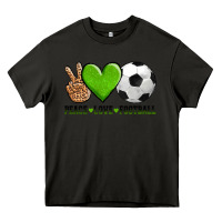 Asphalt peace love soccer Heavy Core Tee - AdoDesignShop