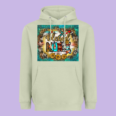 Blessed Nurse Tumbler Heavyweight Hoodie Designed By Bundleandbundleshop