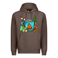 Coffee Camping Coffee Premium Hoodie - FaDigitalArtStudio