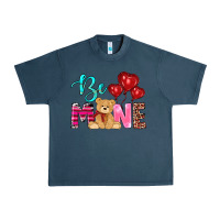 Midnight Navy valentine's day be mine tedybear Urban Heavy Tee - RanaPortraitStore