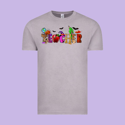 Halloween Teacher Vintage Tee Designed By Ranaportraitstore