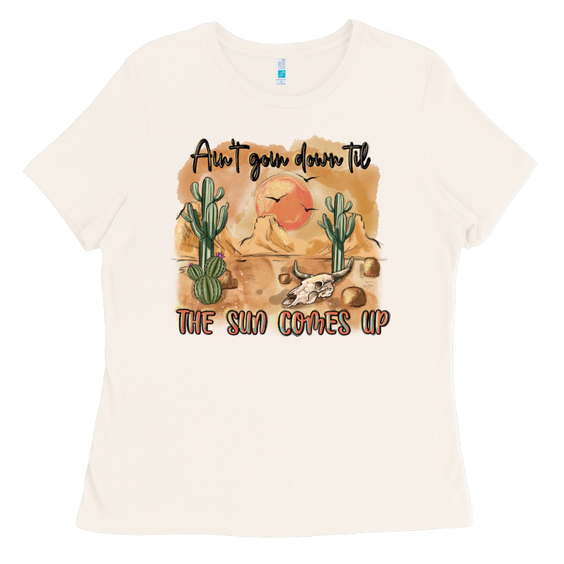 Ain T Going Down Til The Sun Comes Up Ladies Tee by MaliasSmallBusiness | Teevron