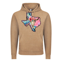 Vintage Coffee Texas Boho Bull Skull Vintage Hoodie - Bettercallsaul