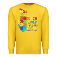 Lemon Autism Teach Accept Understand Love Premium Sweatshirt - CowhideDigitalArt