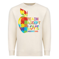 Sandshell Autism Teach Accept Understand Love Premium Sweatshirt - CowhideDigitalArt