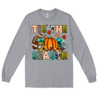 Heather Grey Tis' the season Long Sleeve Tee - texasbilliewilder