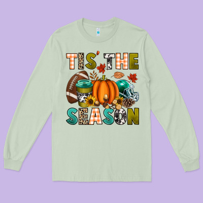 Tis' The Season Long Sleeve Tee Designed By Texasbilliewilder