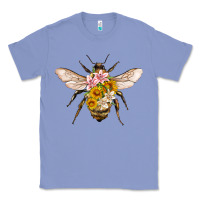Colony Blue bee with flowers Classic Tee - Artiststas