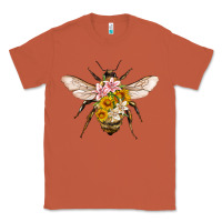 Copper bee with flowers Classic Tee - Artiststas