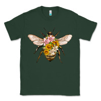 Sports Green bee with flowers Classic Tee - Artiststas