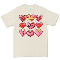 Bone sketch hearts Premium Tee - MaliasSmallBusiness