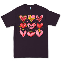 Plum sketch hearts Premium Tee - MaliasSmallBusiness