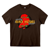 Chocolate Brown black history month Heavy Core Tee - MaliasSmallBusiness