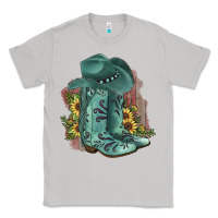 Moon Dust Turquoise Cowboy Boots Classic Tee - JahusDesignShop