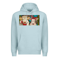 Blue Mist Charolais bull and calf Premium Hoodie - RanaPortraitStore