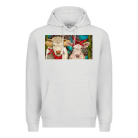 Dove Grey Charolais bull and calf Premium Hoodie - RanaPortraitStore