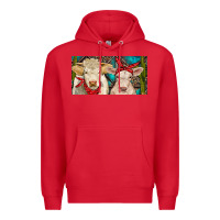Red Charolais bull and calf Premium Hoodie - RanaPortraitStore