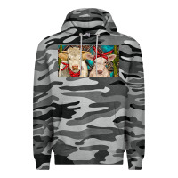 Slate Camo Charolais bull and calf Premium Hoodie - RanaPortraitStore