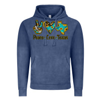Vintage Denim Peace Love Texas Vintage Hoodie - Bettercallsaul
