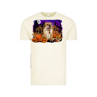 Vintage Arctic Halloween english bulldog Vintage Tee - RanaPortraitStore