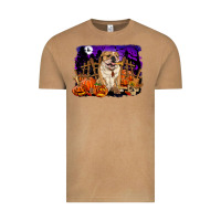 Vintage Camel Halloween english bulldog Vintage Tee - RanaPortraitStore