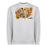 Heather Grey fall rt Heavyweight Sweatshirt - CowGirlArtShop