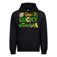 Black one lucky teacher Urban Hoodie - Artiststas