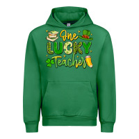 Emerald one lucky teacher Urban Hoodie - Artiststas