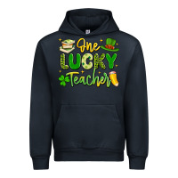 Navy one lucky teacher Urban Hoodie - Artiststas