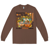 Chestnut Thankful Long Sleeve Tee - texasbilliewilder