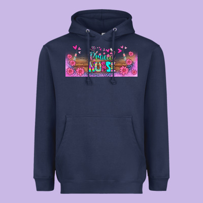 Proud Nurse Libbey Glass Heavyweight Hoodie Designed By Bundleandbundleshop