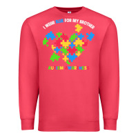 Cardinal Wear Blue For My Brother Autism Premium Sweatshirt - CowhideDigitalArt