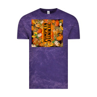 Cloud Purple Pumpkin Junkie Vintage Tee - RanaPortraitStore