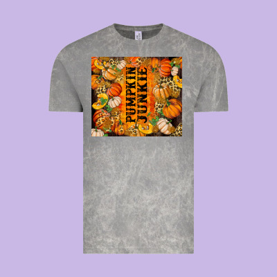 Pumpkin Junkie Vintage Tee Designed By Ranaportraitstore