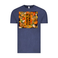 Vintage Denim Pumpkin Junkie Vintage Tee - RanaPortraitStore