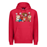 Cardinal Baseball Coffee Cups Premium Hoodie - FaDigitalArtStudio