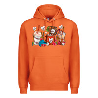 Carrot Baseball Coffee Cups Premium Hoodie - FaDigitalArtStudio