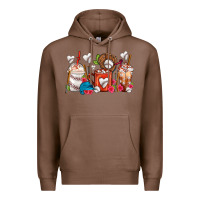 Chestnut Baseball Coffee Cups Premium Hoodie - FaDigitalArtStudio