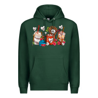 Sports Green Baseball Coffee Cups Premium Hoodie - FaDigitalArtStudio