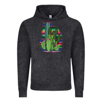 Vintage Black Western Serape Cactus Vintage Hoodie - Bettercallsaul