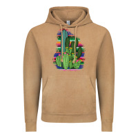 Vintage Camel Western Serape Cactus Vintage Hoodie - Bettercallsaul