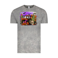 Cloud Rock Halloween tractor Vintage Tee - RanaPortraitStore