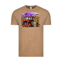 Halloween Tractor Vintage Tee | Teevron