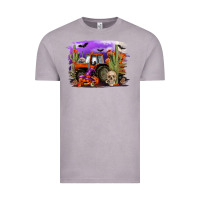 Vintage Zinc Halloween tractor Vintage Tee - RanaPortraitStore